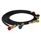 Teddington - Flexibles de charge 150 cm (x3) avec vannes de sécurité EASYCONNECT 1/4" - 5/16"