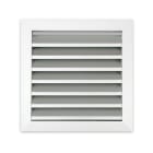 Teddington - Grille de reprise et rejet Air Neuf 1000 x 600 ailettes 45° RAL 9010 - 5000 m3/h