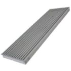 Teddington - Grille de sol 300x75 alum. anodisé avec registre de débit d'air LMT-S-15-SP