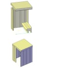 Teddington - Cabine hammam sur-mesure 4 m3 prête à carreler en panneaux de 50 mm