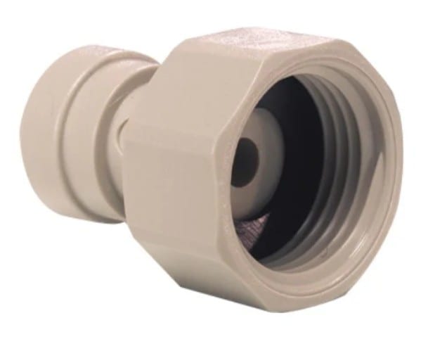Teddington - Raccord fileté 3/4" BSP + joint pour tube eau osmosée 3/8"