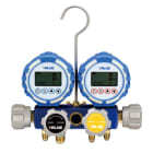 Teddington - Manomètre électronique 4 voies en coffret avec 3 x flexibles et flex