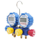 Teddington - Manomètre électronique 4 voies en coffret avec 3 x flexibles et flex