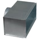 Teddington - Plénum de raccordement arrière pour grille 800x600, pour gaine D400mm