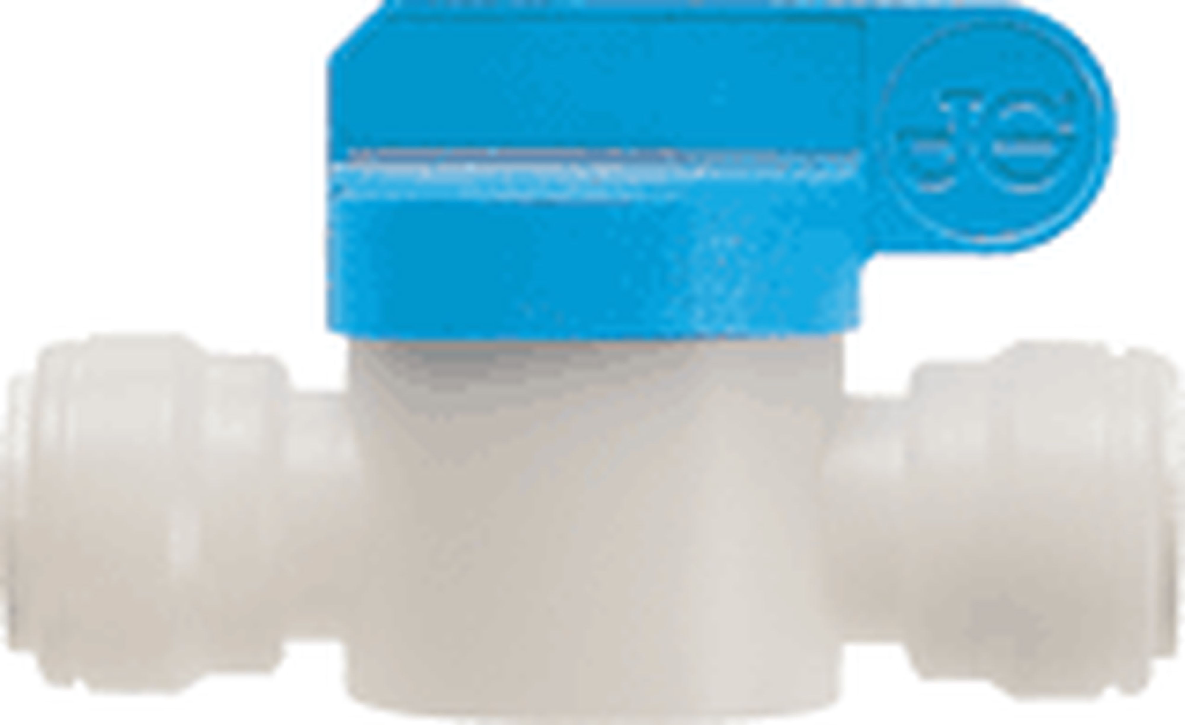 Teddington - Vanne polypropylène droite pour tube 3/8"