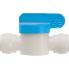 Teddington - Vanne polypropylène droite pour tube 3/8"