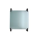 Teddington - Plaque en verre de protection de la sortie vapeur pour hammam 300 x 300 mm