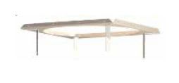 Teddington - Support de fixation du ROOFCOOLER sur la gaine d'air DN 650