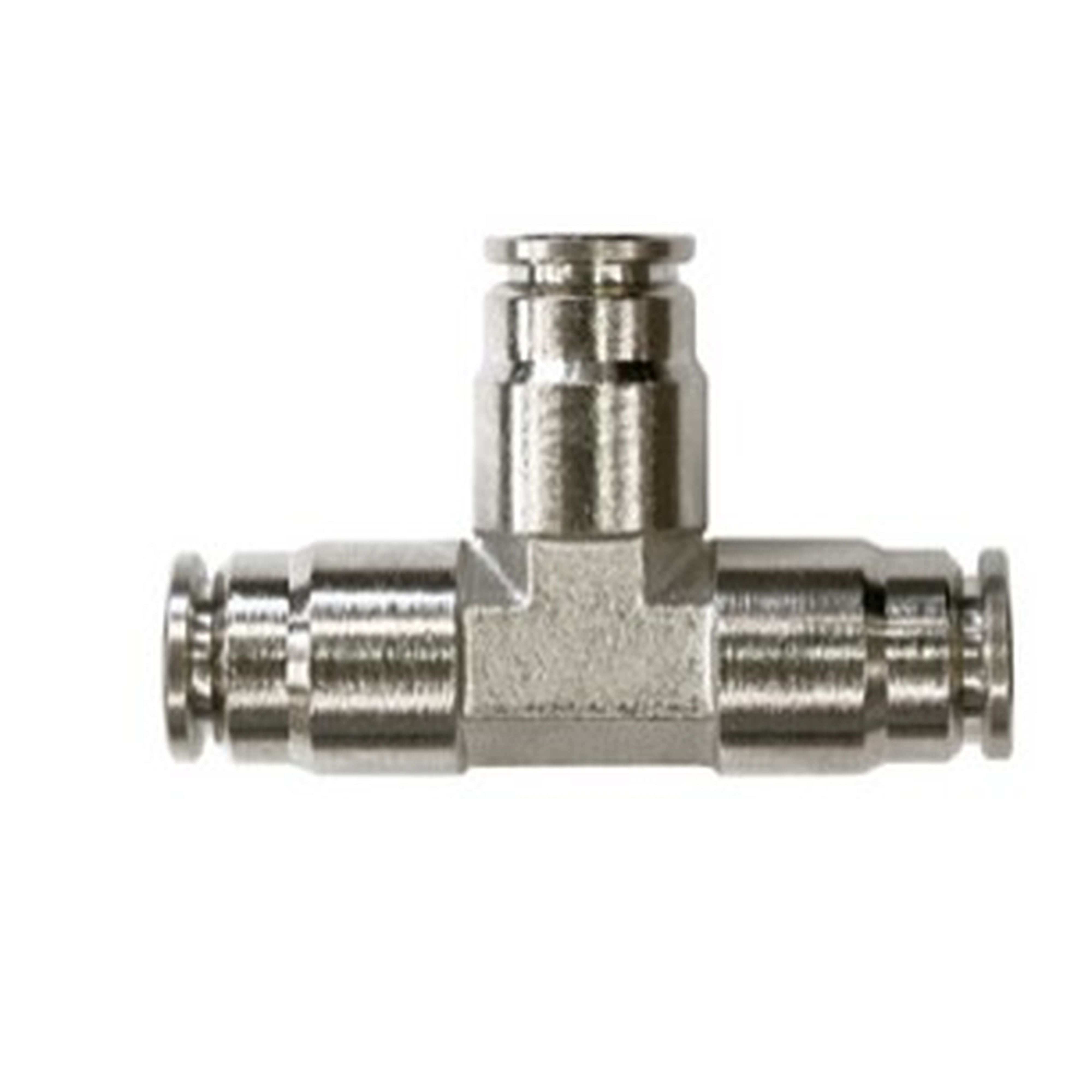 Teddington - Té Acier Nickelé pour tuyau HP 3/8