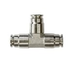 Teddington - Té Acier Nickelé pour tuyau HP 3/8