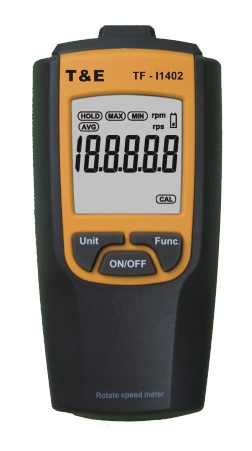 Teddington - Tachymètre portable, 100 - 30000 tr/min, 1,7 à 500 tr/s
