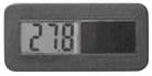 Teddington - Indicateur numérique de température noir solaire, sonde 1 mètre