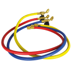 Teddington - Flexibles de charge 90 cm (x3) avec vannes (J : 1/4"-1/4", RB : 1/4"-5/16")