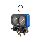 Teddington - Manomètre 2 voies en coffret classe 1.0 (R32, R134a, R407C & R410A) avec 3 flex
