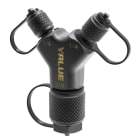 Teddington - Raccord d'évacuation et de transfert rapide 3/8"-1/4"-1/4" - Rapid Y