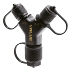 Teddington - Raccord d'évacuation et de transfert rapide 3/8"-3/8"-3/8"