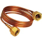 Teddington - Tube capillaire avec poussoir pour schrader, écrou 1/4", longueur 2000 mm