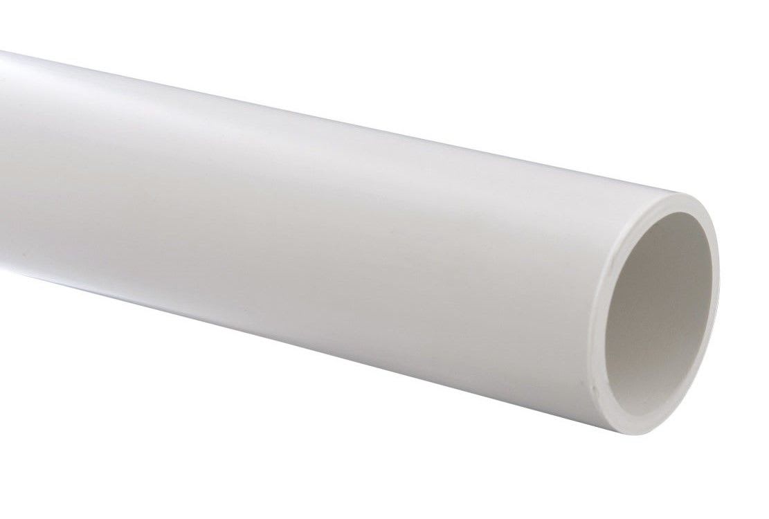 Teddington - Tuyau blanc PVC Diamètre 40 mm pour HU, la barre de 2 mètres