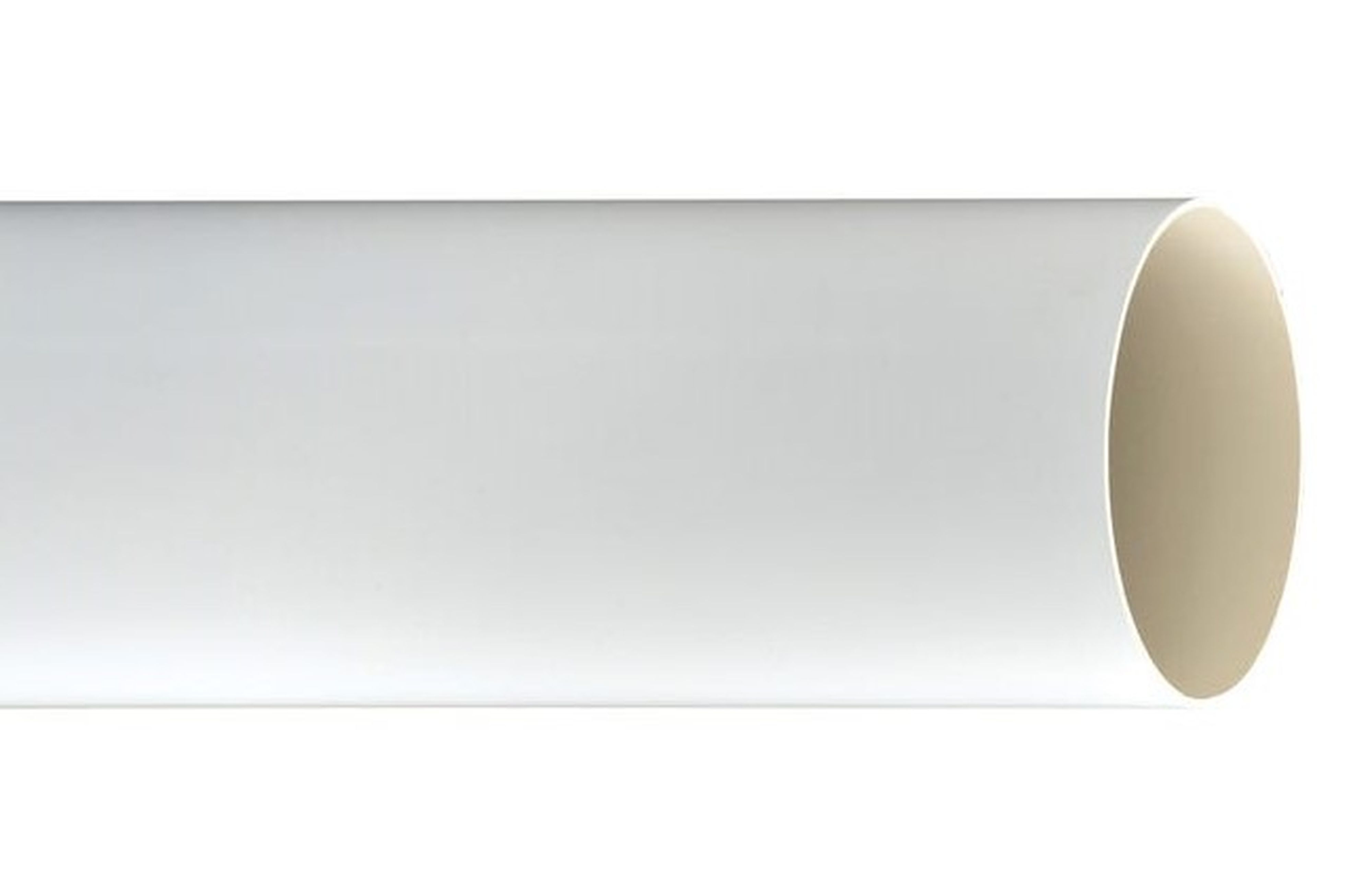 Teddington - Tuyau blanc PVC Diamètre 80 mm pour HU, longueur de 2 mètres