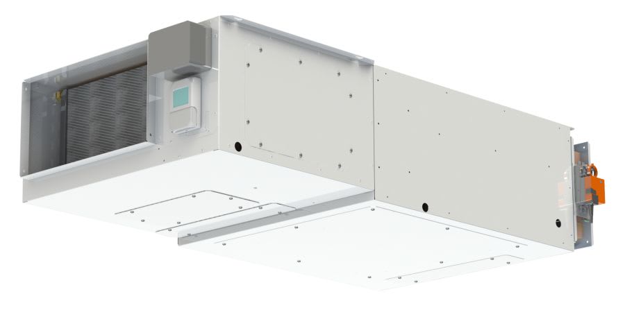Teddington - Déshumidificateur d'air double flux horizontal avec freecooling piscine 500 m3/h