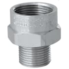Atx - 737 - Adaptateur Laiton nickelé M50(M) - 1-1/2" NPT(F) ATEX / IECEx