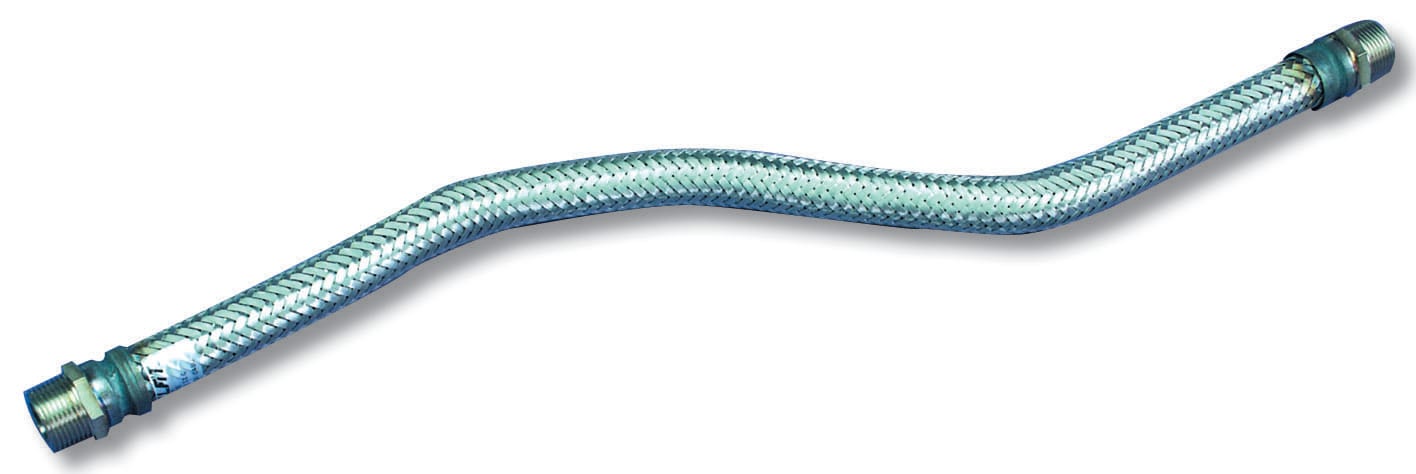 Atx - DB - Flexible longueur 400 mm male / male Acier Inox 1-1/2" NPT