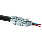 Atx - E2FX - Presse etoupe cable arme Laiton nickelé 1/2" NPT