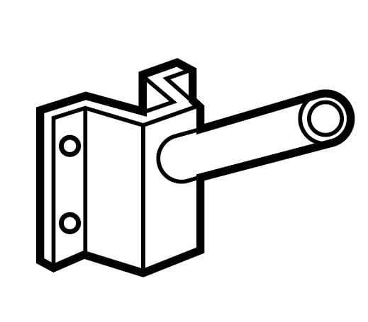 Atx - FE - Fixation murale crosse diametre 42