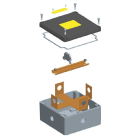 Atx - JBEP - Boite de jonction 170x170x91percée Polyester