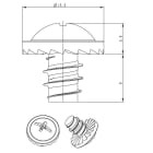 Atx - JBEP - Lot de 50 vis autotaraudeuses