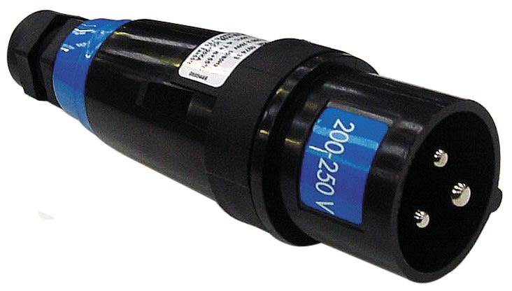 Atx - PRE - Fiche 16A 2P+T Polyamide ATEX / IECEx 200-250 V 50/60 Hz