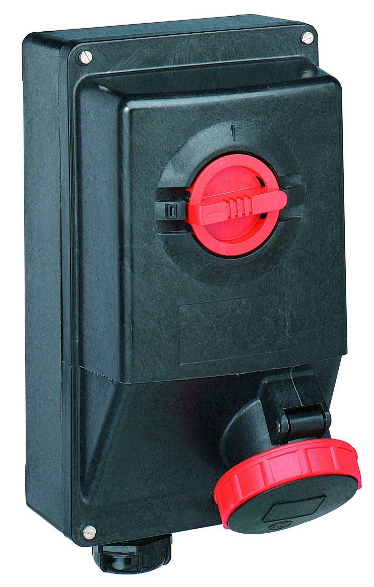 Atx - PRE - Prise Murale 63A 3P+T Polyester ATEX - IECEx 600-690 V 50-60 Hz