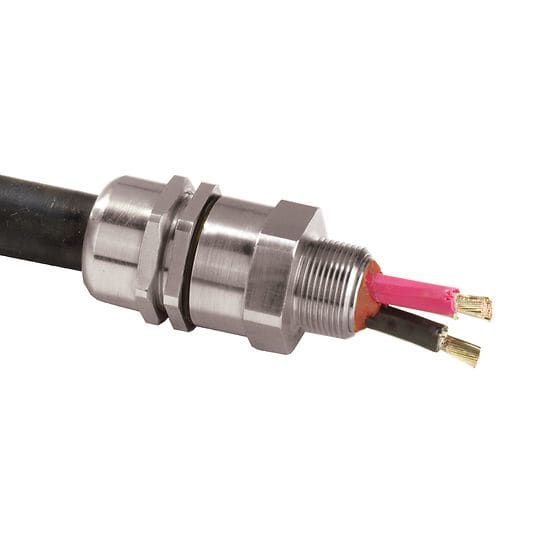 Atx - PX - Presse etoupe cable non arme Laiton nickelé 1-1/2" NPT ATEX / IECEx
