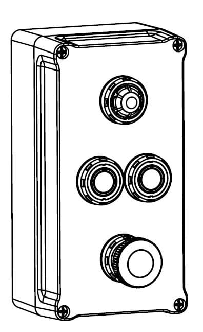 Atx - Unicode 2 - Poste de commande 4 fonctions Polyester
