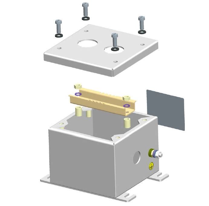 Atx - Unicode 2 - Poste de commande 2 fonctions vide Acier Inox 316L