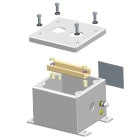 Atx - Unicode 2 - Poste de commande 2 fonctions vide Acier Inox 316L