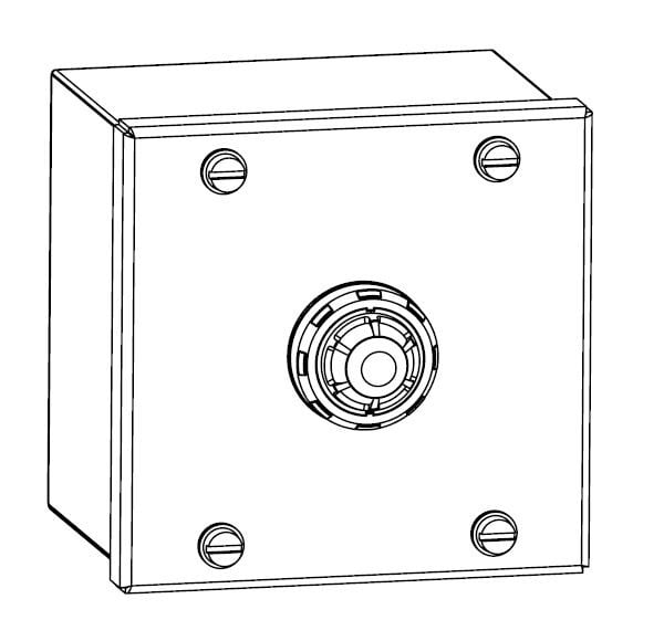 Atx - Unicode 2 - Poste de commande 1 fonction Acier Inox 316L