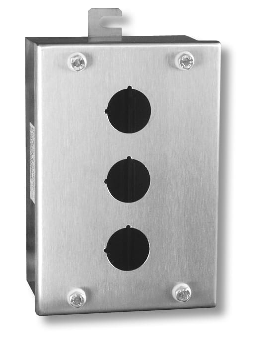 Atx - Unicode 2 - Poste de commande 3 fonctions vide Acier Inox 316L