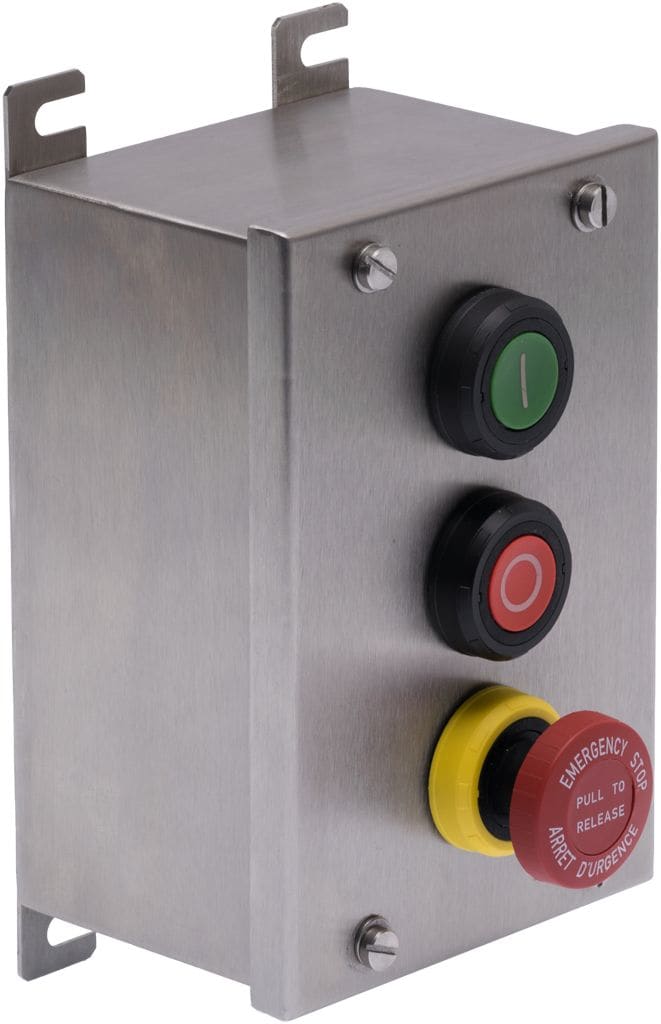 Atx - Unicode 2 - Poste de commande 3 fonctions Acier Inox 316L