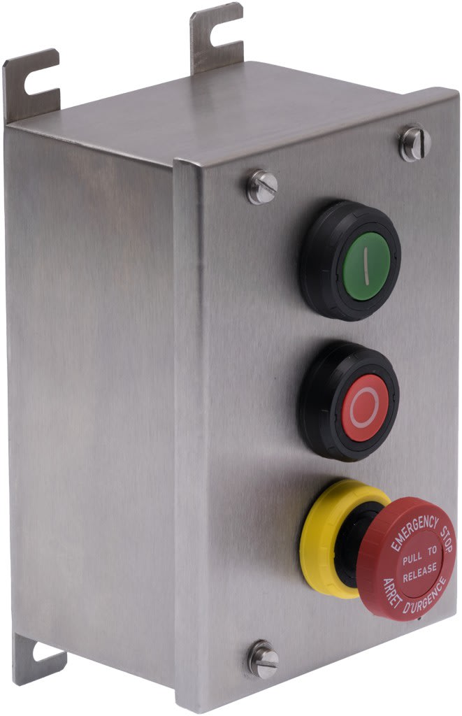 Atx - Unicode 2 - Poste de commande 3 fonctions Acier Inox 316L
