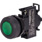 Atx - Unicode 2 - Bouton poussoir lumineux jaune montage rail