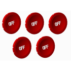 Atx - Unicode 2 - Lot de 5 pastilles rouges OFF