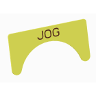 Atx - Unicode 2 - Etiquette jaune adhesive grand modèle marquage JOG