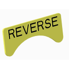 Atx - Unicode 2 - Etiquette jaune adhesive petit modèle marquage REVERSE