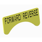 Atx - Unicode 2 - Etiquette jaune adhesive petit modèle marquage FORWARD - REVERSE