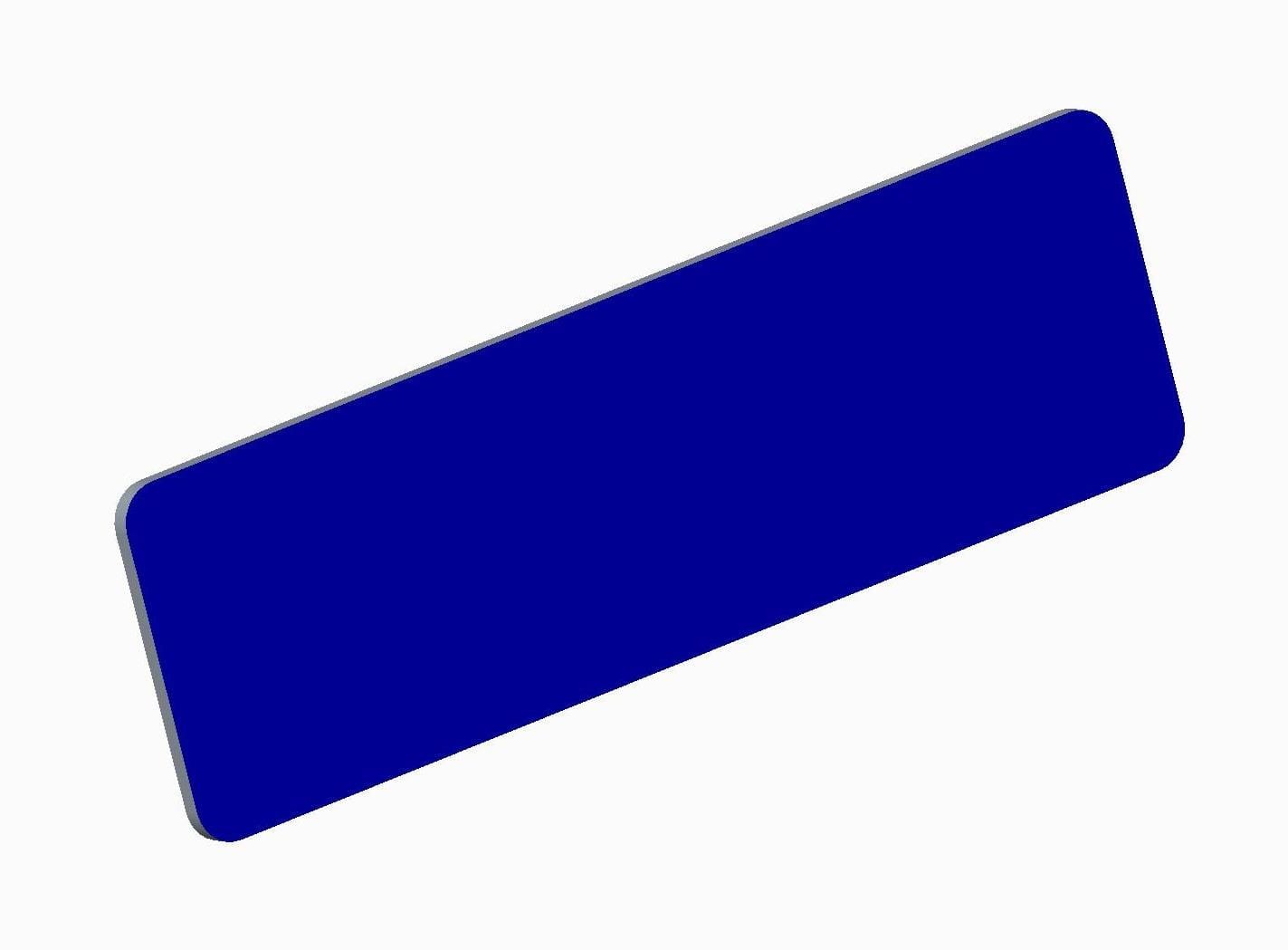 Atx - Unicode 2 - Lot de 10 étiquettes bleues 58 x 18mm autocollantes.