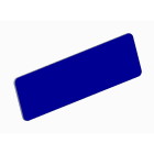 Atx - Unicode 2 - Lot de 10 étiquettes bleues 58 x 18mm autocollantes.