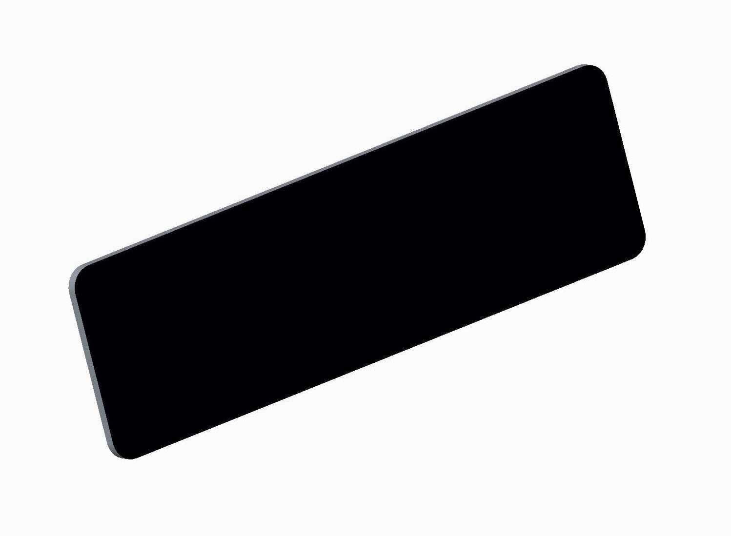Atx - Unicode 2 - Lot de 10 étiquettes noires 58 x 18mm autocollantes.