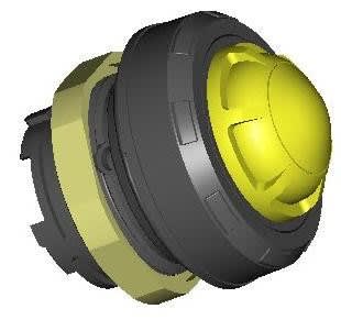 Atx - Unicode 2 - Cabochon jaune