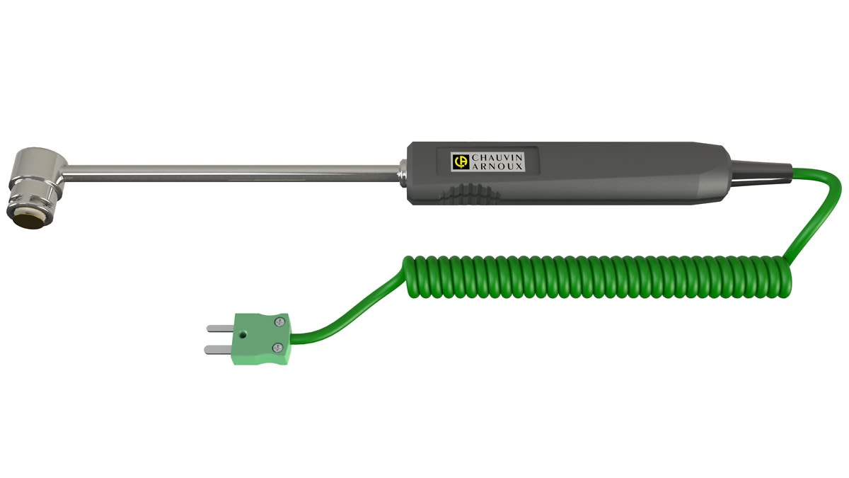 Chauvin-Arnoux - Capteur de température SK14 surface coudé -50+450°C isolé